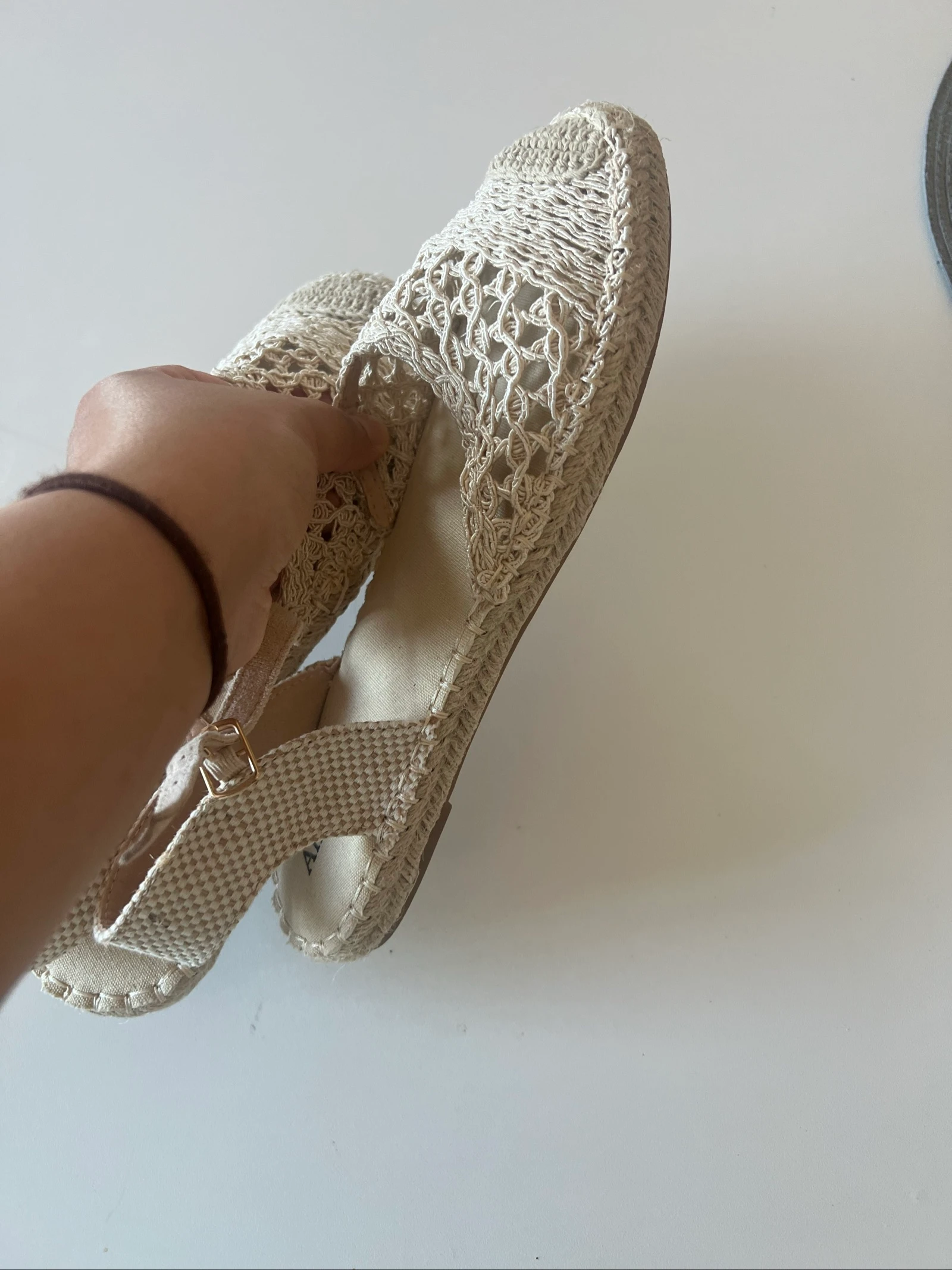 Alpargatas beige pour femme – photo 7